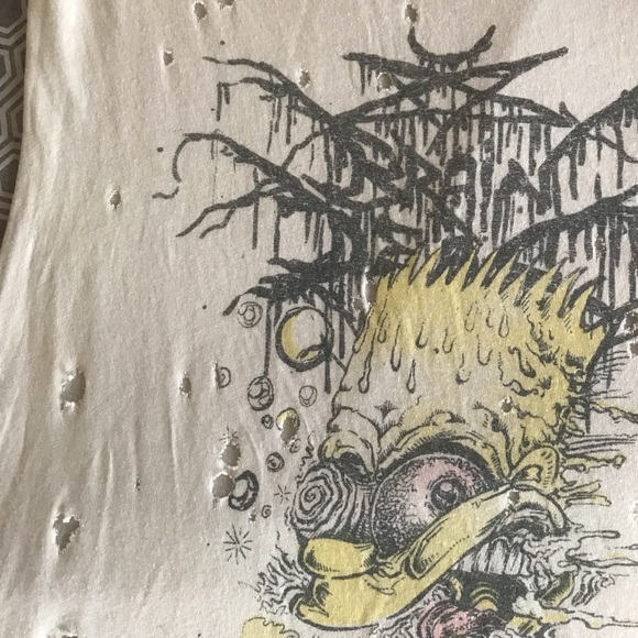⛔️SOLD⛔️RARE 🧠☠️ Acid Bart UNIF Muscle Tee - Picture 7 of 8